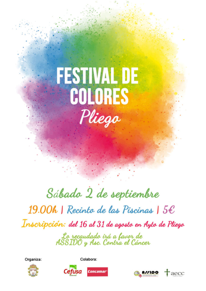 Festival de Colores en Pliego