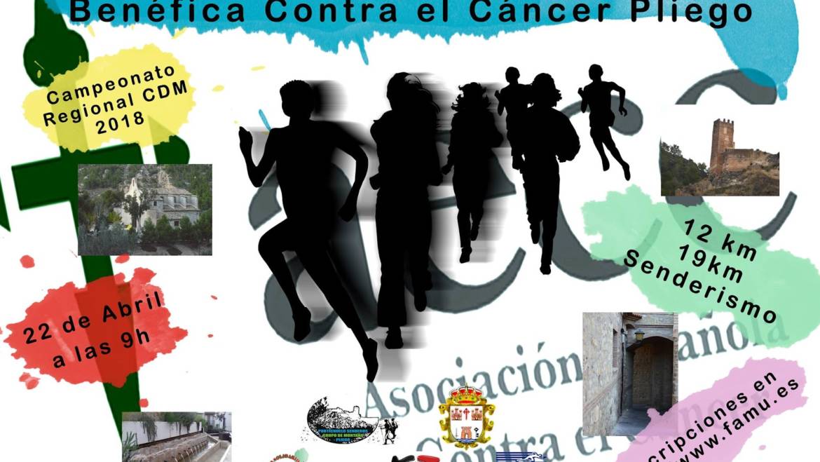 Se espera una gran movilización en Pliego para la Carrera Benéfica contra el cáncer de este domingo