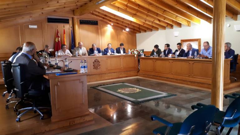 El Sindicato Central de Regantes del Trasvase Tajo-Segura ha realizado hoy una reunión extraordinaria en Pliego