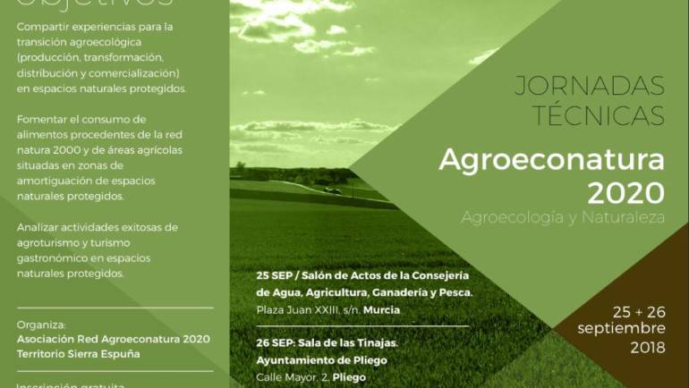 Este miércoles se celebran en Pliego las Jornadas Técnicas del Proyeco Agroeconatura 2020