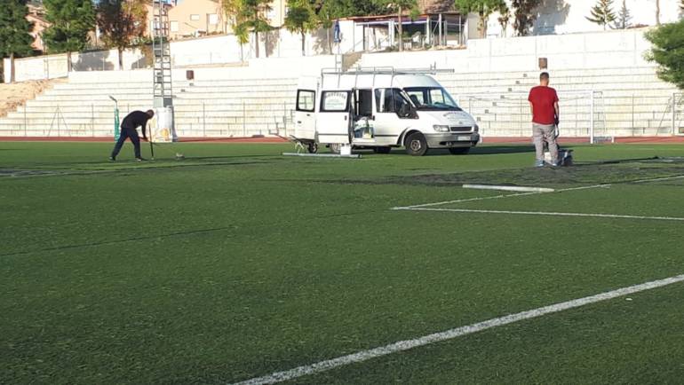 El Ayuntamiento de Pliego sigue mejorando las instalaciones deportivas con el arreglo de los vestuarios del campo de fútbol