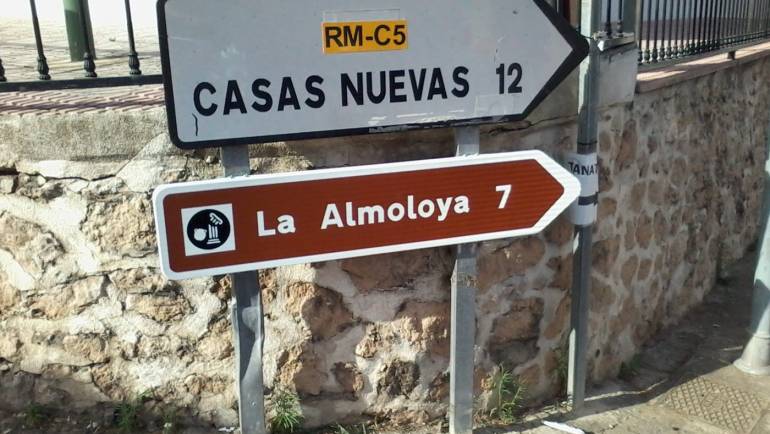 Nueva señalización de la Almoloya