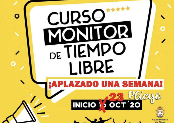 El curso de Monitor de Ocio y Tiempo Libre se aplaza al 23 de octubre