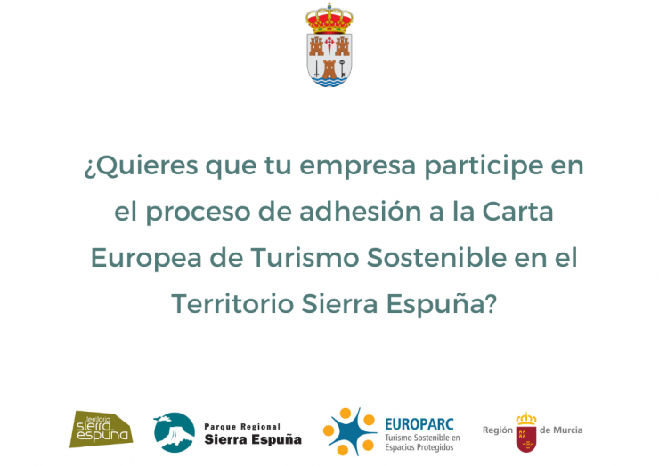 Adhesión a la Carta Europea de Turismo Sostenible en el Territorio Sierra Espuña