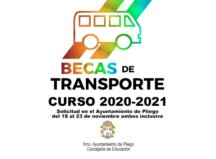 ABIERTO EL PLAZO PARA LA SOLICITUD DE BECAS DE TRANSPORTE DEL CURSO 2020-2021