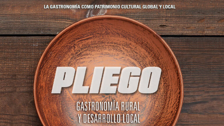 Foros Gastronómicos: El territorio en el plato, Pliego