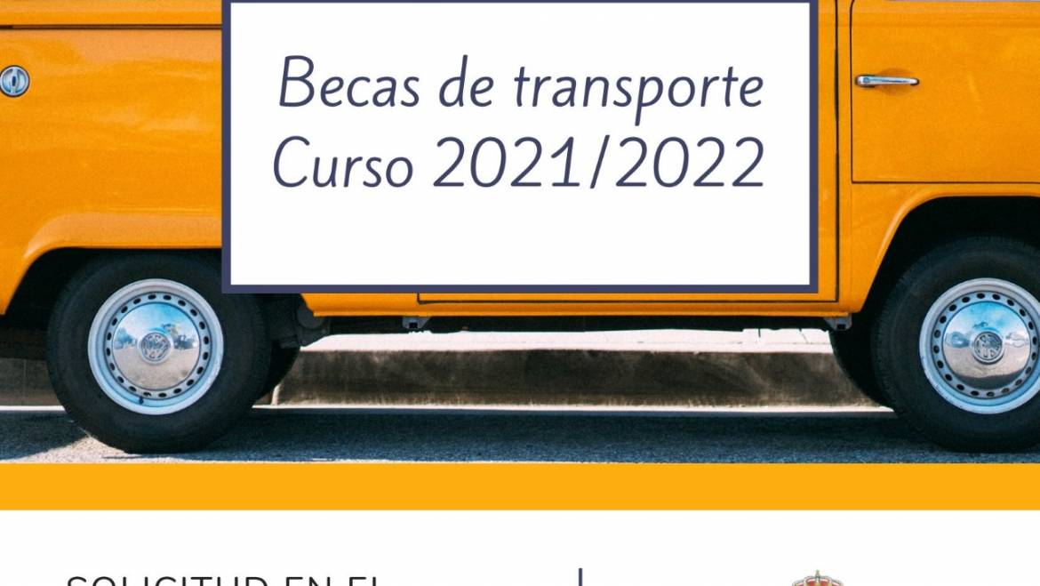 ABIERTO EL PLAZO PARA LA SOLICITUD DE BECAS DE TRANSPORTE DEL CURSO 2021-2022