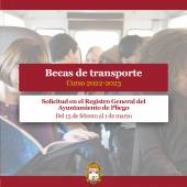 Abierto el plazo para la solicitud de Becas de Transporte del Curso 2022-2023